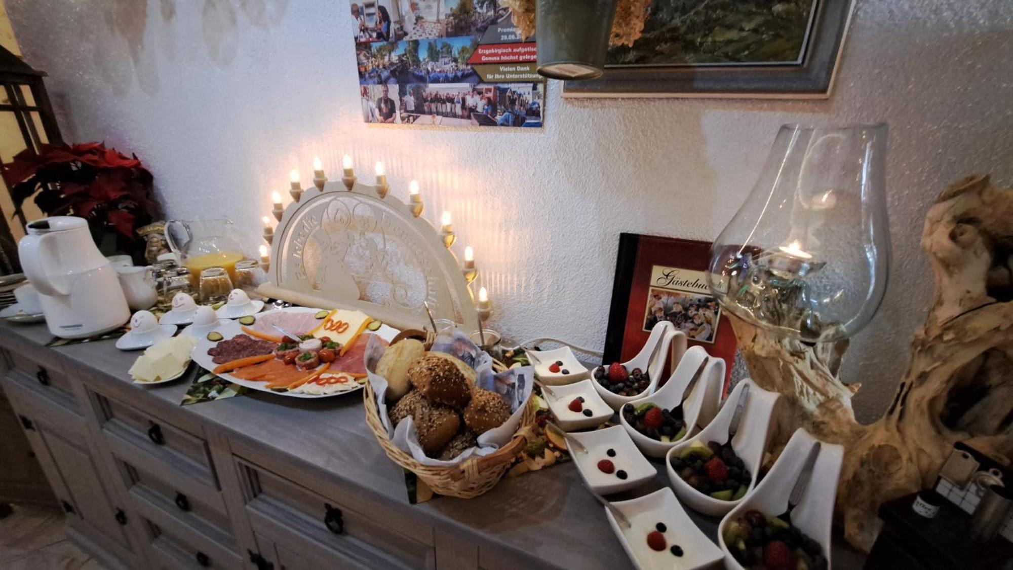 Ferienwohnung Aronia Garten Oberwiesenthal Exteriör bild